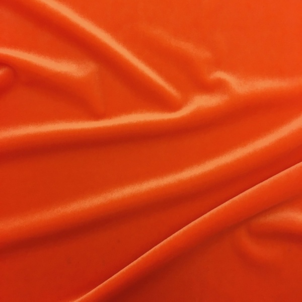 Stretch Velvet - ORANGE